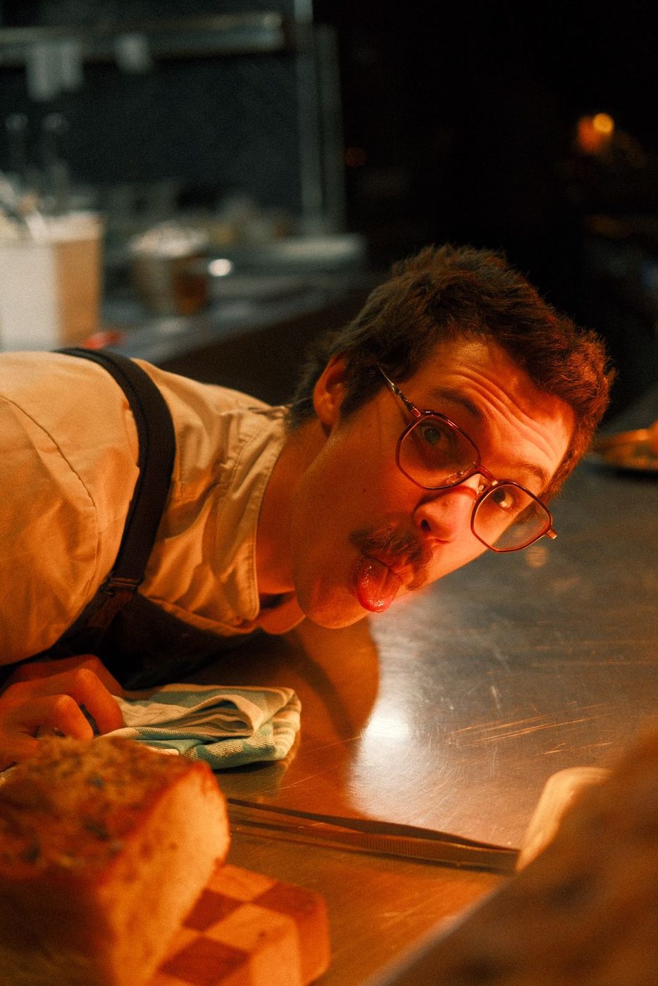 A chef at the pass